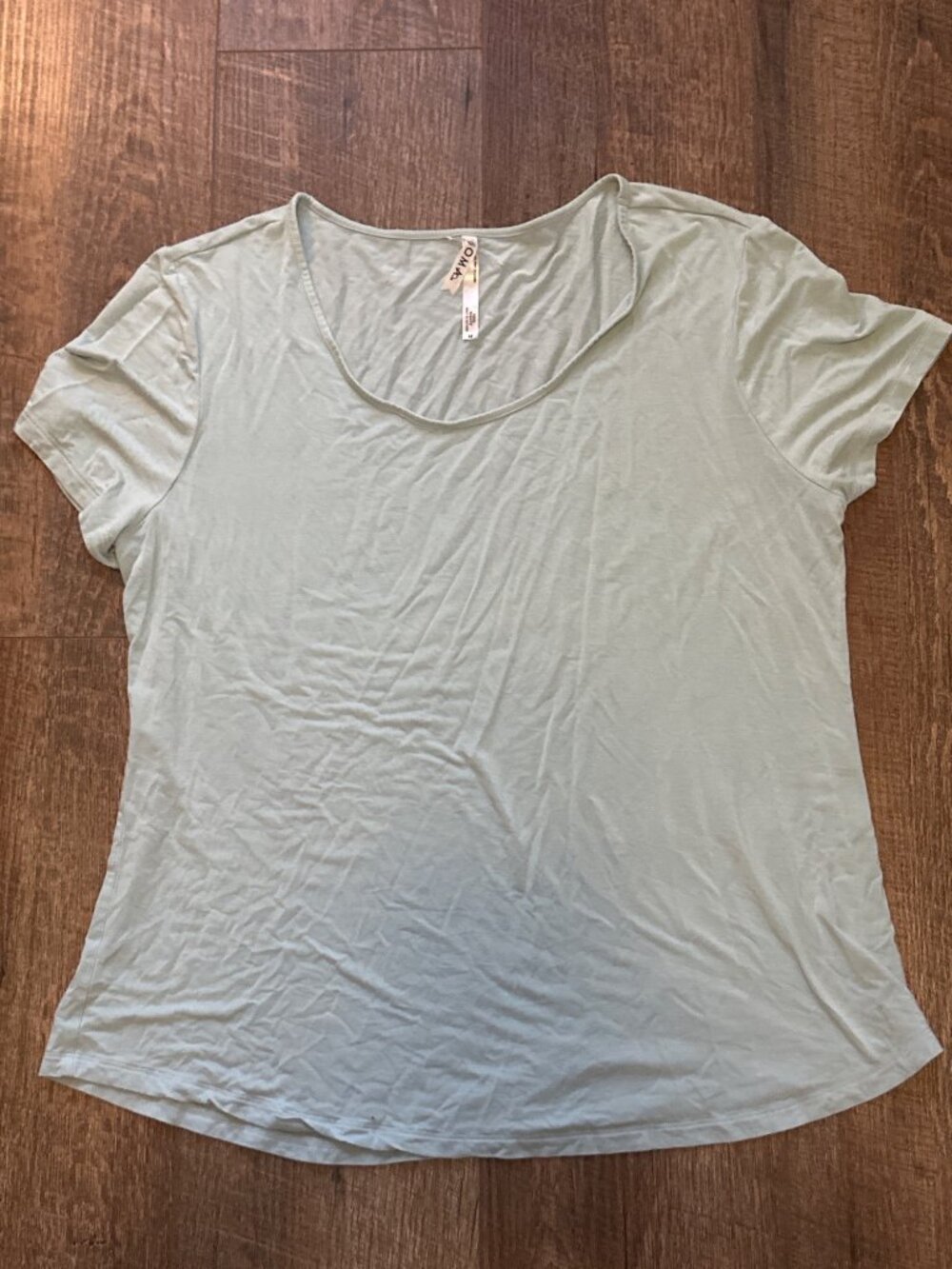 NWOT Soma Cool Nights Light Blue Short Sleeve Top Size M Soft Lounge Pajamas